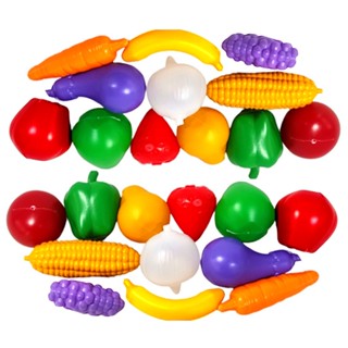 Pacote de Legumes Cozinha Infantil Meninas 24 Peças Brinquedo De Plástico em Oferta na Shopee