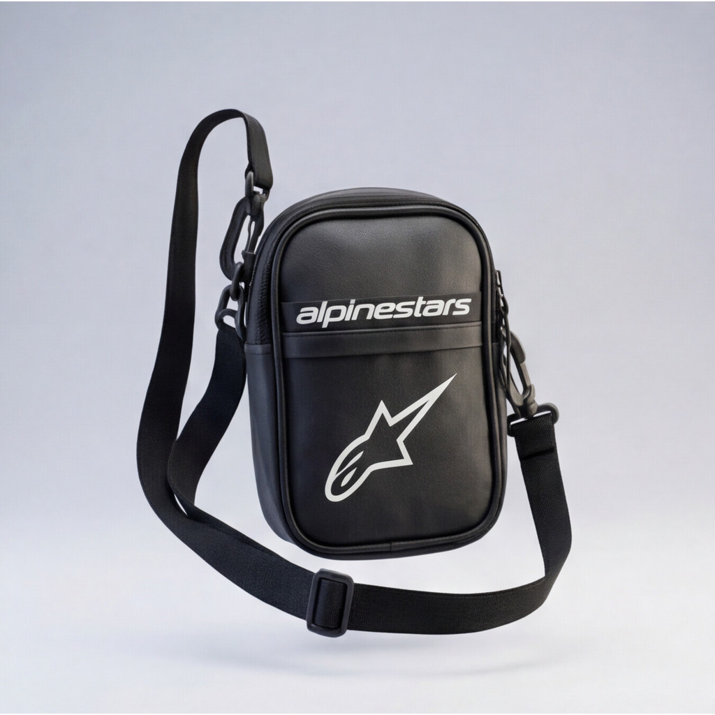 Shoulder Bag Bolsa Transversal Pochete Ombro Masculina Alpi Moto Resistente