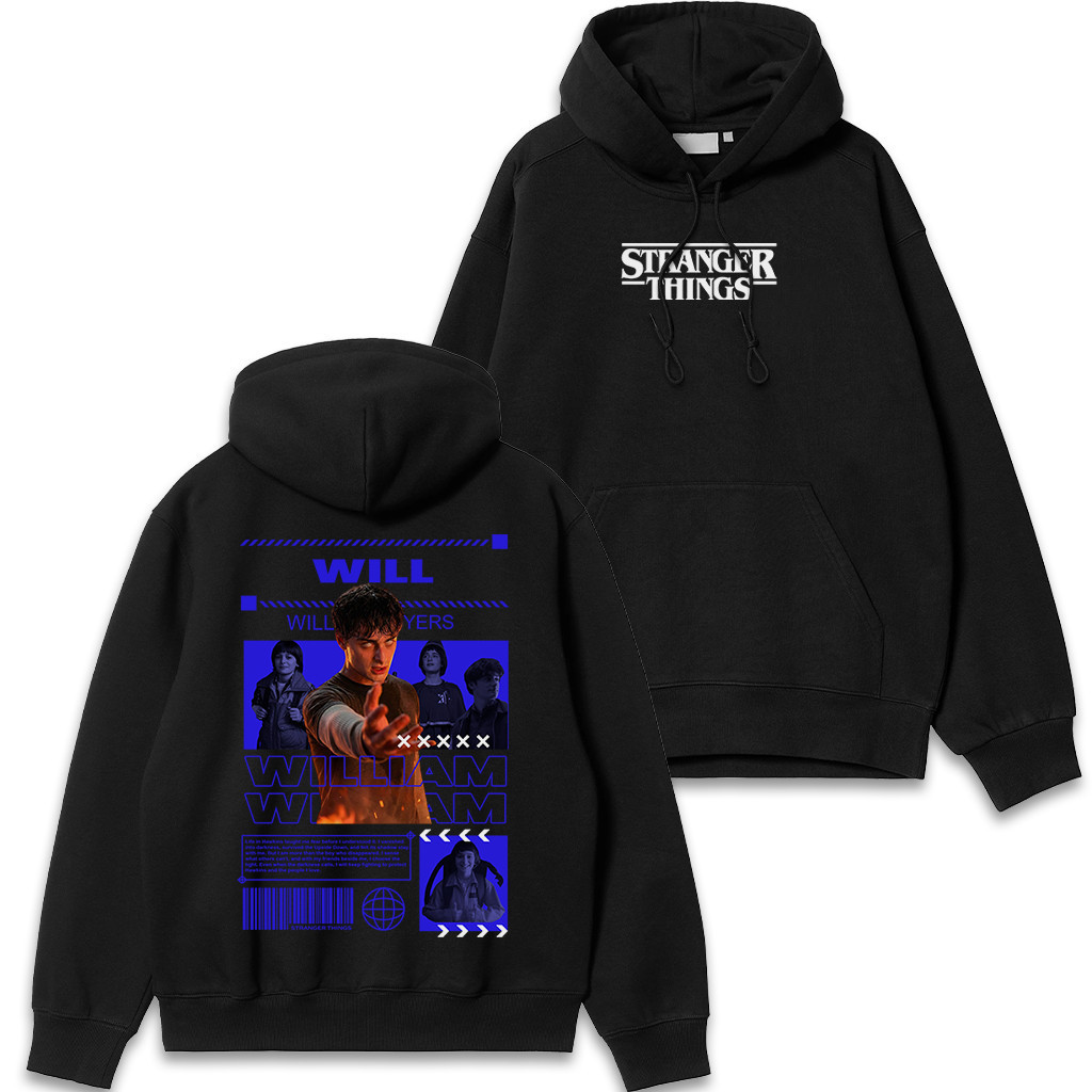 Moletom Canguru Will William Stranger Things Moletom Casaco 100% Algodão Envio Imediato R&V Collection