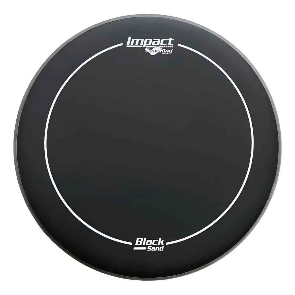 Pele 14 porosa preta Impact black sand caixa surdo bateria coated Spanking  872