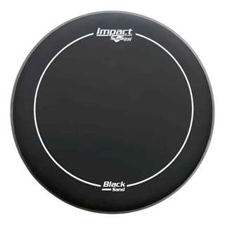 Pele 14 porosa preta Impact black sand caixa surdo bateria coated Spanking  872