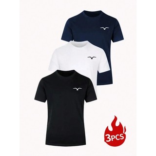 Kit 3 Camiseta Masculina Estampada Coloridas Camisa De Homem Kit 3 Camiseta Masculina Estampada Coloridas Camisa De Home