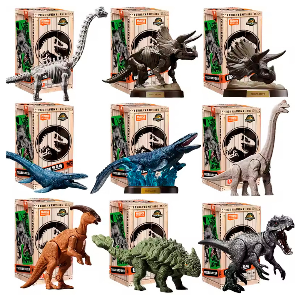 Boneco Articulado Montável Blokees Jurassic World Terraventure Wave 02 Colecioná