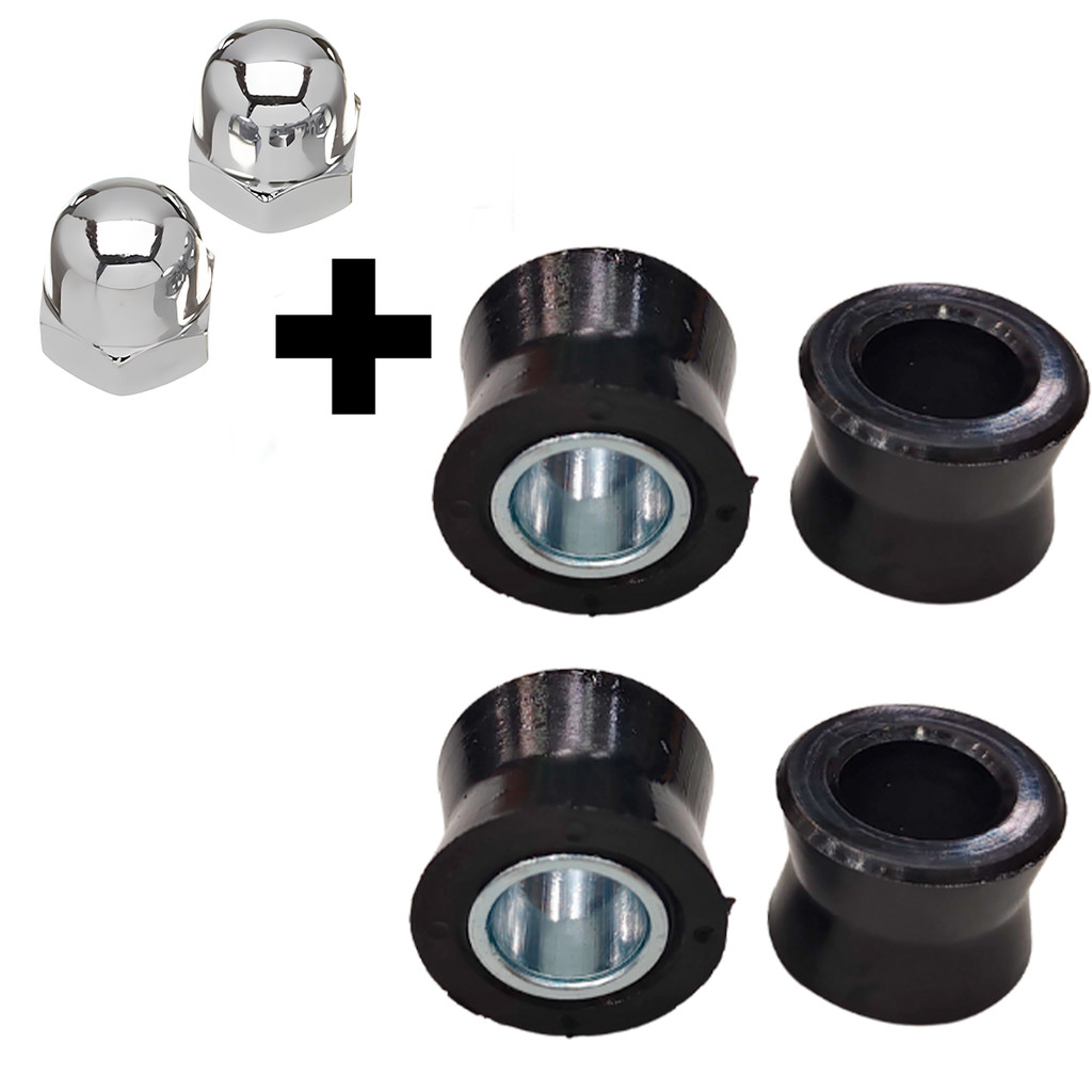 Kit Bucha Amortecedor + Porcas Cega Honda Titan 125 150 Ks Es Fan 125 150 160