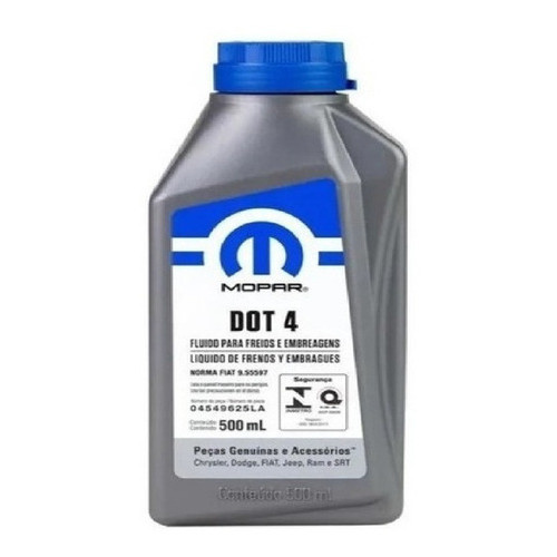 Fluido De Freio Dot 4 Mopar Fiat Argo Mobi Toro Jeep Compass - Cód. K04549625LA em Oferta na Shopee