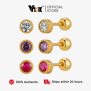 Vnox Mini Brincos De Zircônia Cúbica Dourada , Brinco Piercing De Cartilagem Para Mulheres E Meninas Joias Simples Fofas em Oferta na Shopee