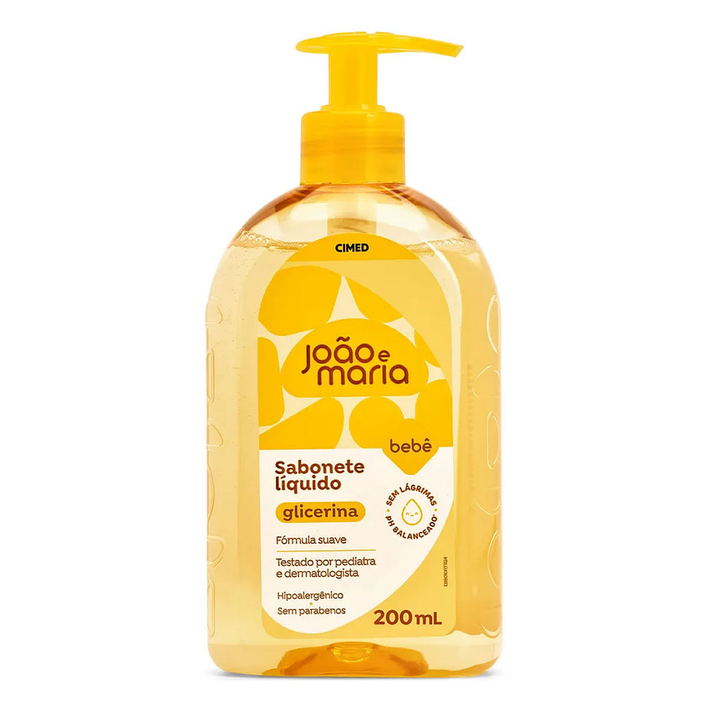 Sabonete Líquido João e Maria Glicerina 200ml em Oferta na Shopee