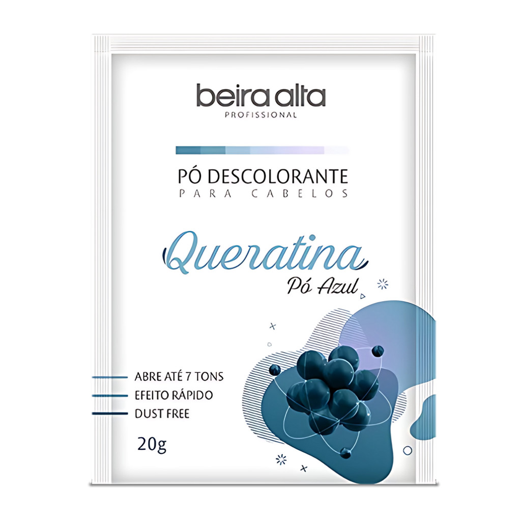 Pó Descolorante Beira Alta Queratina Sachê 20g