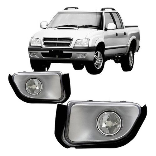 Par Farol Milha Auxiliar S10 Pit-bull 2001 02 03 04 A 2011