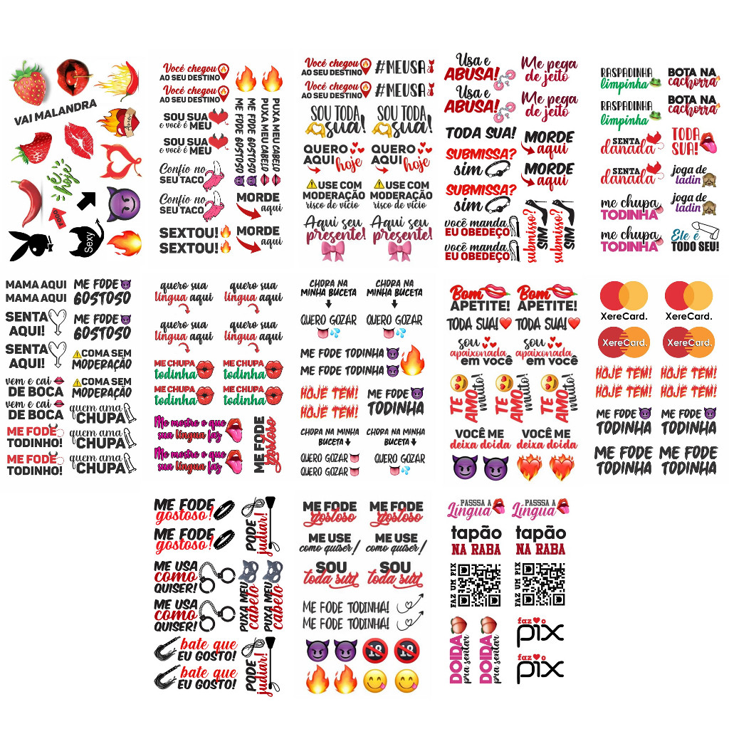 175 Tatuagens Temporárias Íntima Sexy - Tatuagem Temporária Depilação em Oferta na Shopee