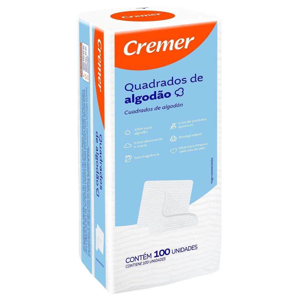 Quadrados de Algodao Cremer 100 unidades