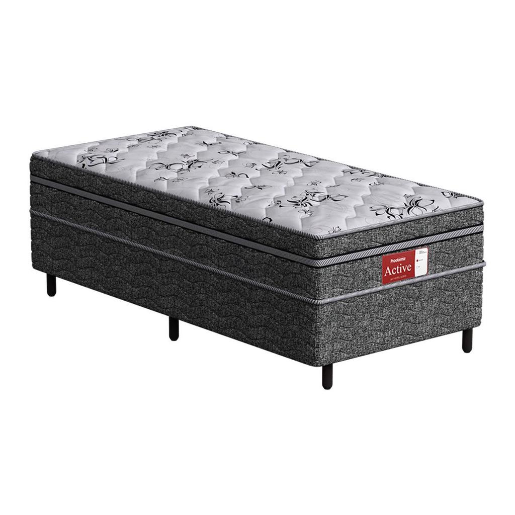 Cama Box Conjugada Probel Espuma D28 Ortopédico Unique Active Solteiro 88cm em Oferta na Shopee