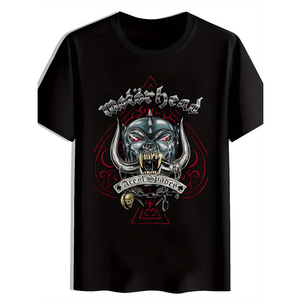 Music.Soul Camiseta Masculina Vintage Rock Band Gráfica Heavy Metal Caveira Pentagrama Fãs Rocker Tecido Macio