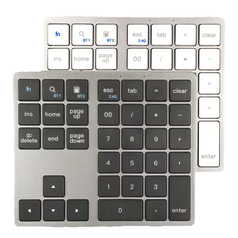 Teclado Numérico Bluetooth Sem Fio 2.4G-Remoto Ultrafino Para iOS Android Windows