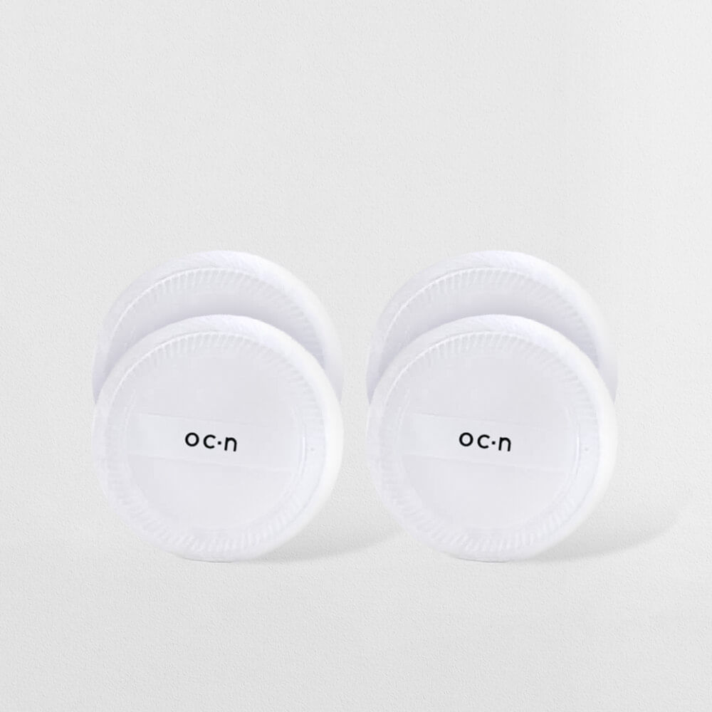 Kit Esponja de Maquiagem para Pó Cotton Puff (2 Produtos)