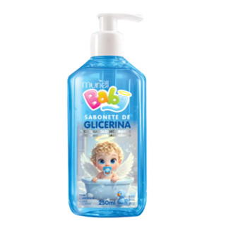 Sabonete Muriel Baby Glicerina AZUL 500ml em Oferta na Shopee