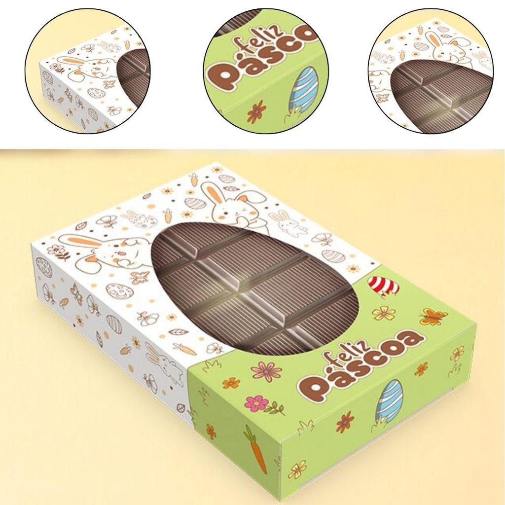 10 CAIXA BARRA TABLETE P 13,5×8,7×2,5 - PASCOA COLORIR 5943 ( IDEIA PÁSCOA 2026 ) em Oferta na Shopee