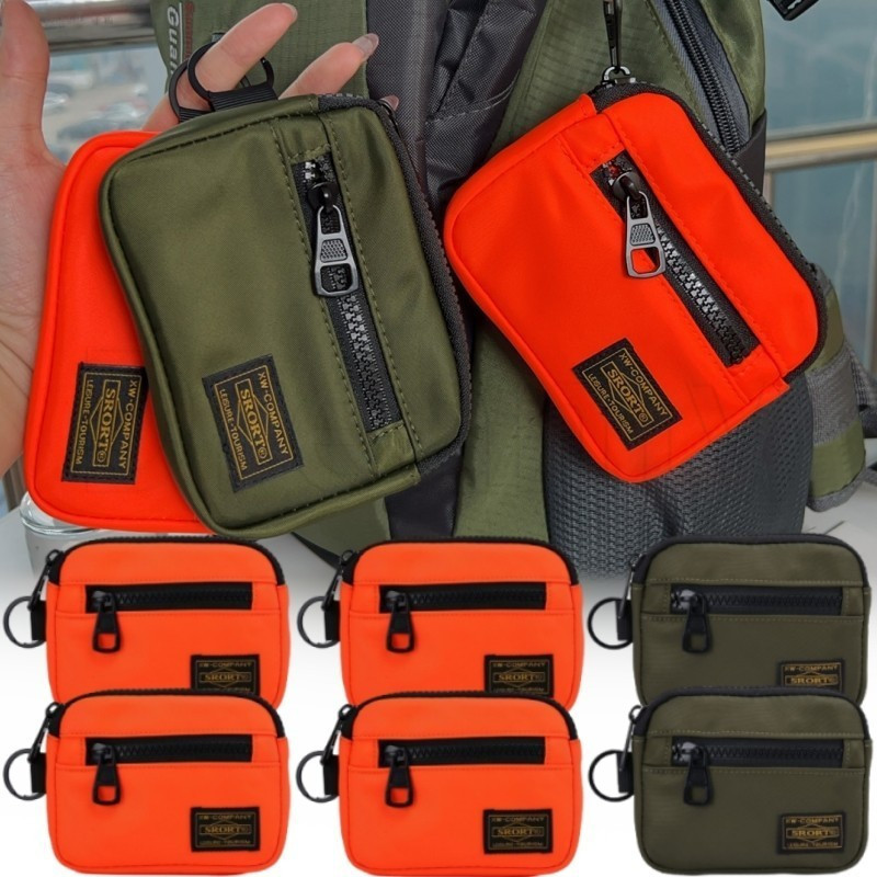 Bolsa De Moedas Casual-Porta-Chaves Retrô Dinheiro-Ao Ar Livre-Moda , Versátil , Portátil-Carteira Com Zíper À Prova D'á