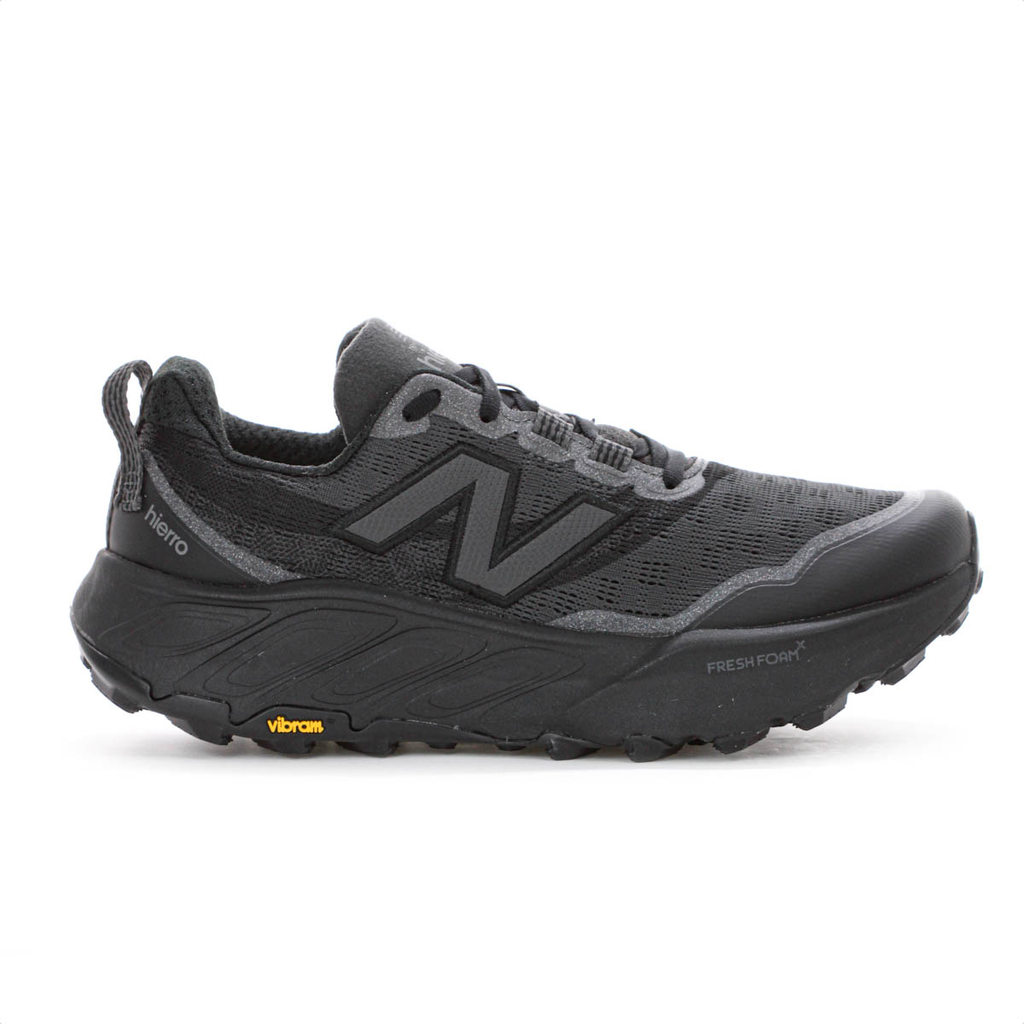 Tênis New Balance Fresh Foam X Hierro V9 Preto e Grafite - Masculino
