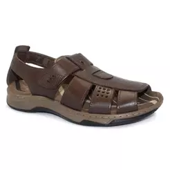 Sandália Pegada Masculina Couro 132256