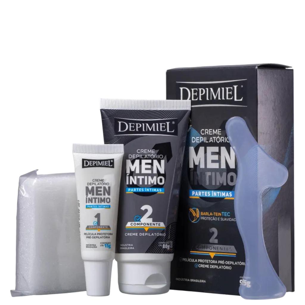Creme Depilatorio Masculino Intimo Titanium Depimiel