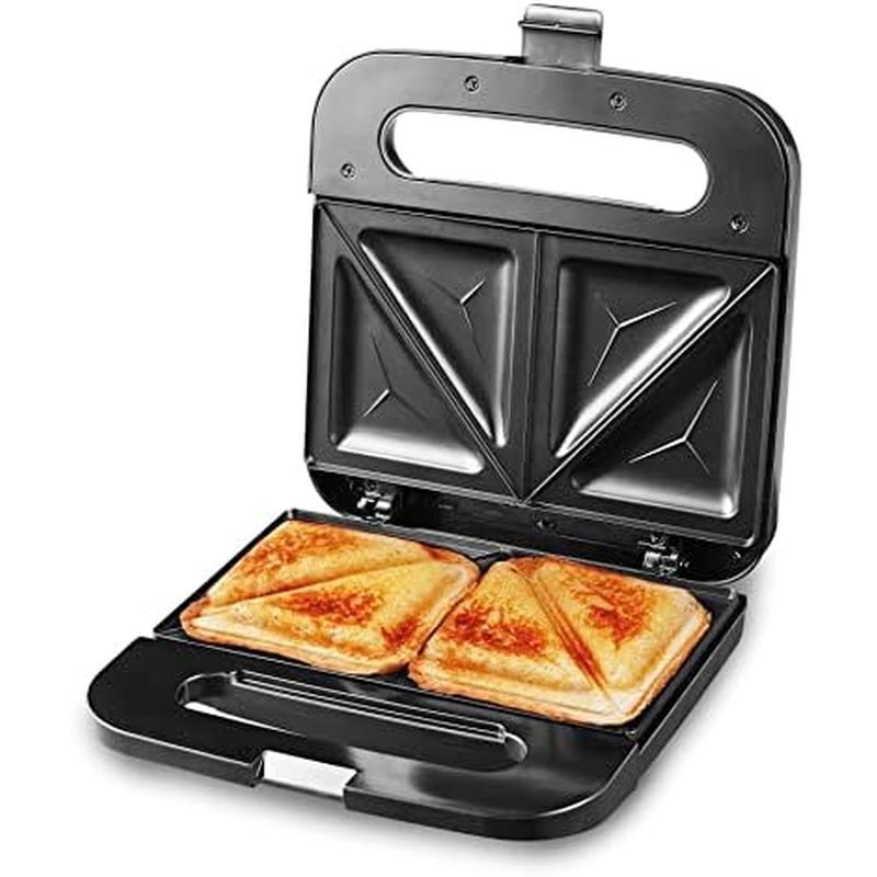 Elite Gourmet ESM2207XSS Sanduicheira Panini Maker Queijo Grelhado , Máquina De Omeletes Derretidas De Atum Superfície D