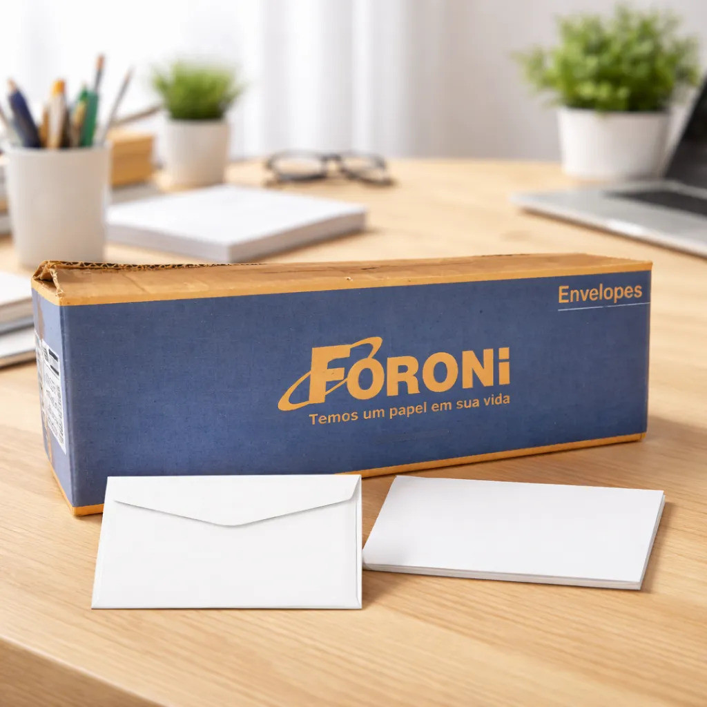 1.000 Envelope Carta 114x162mm Branco Offset  63g - 1.000 Un