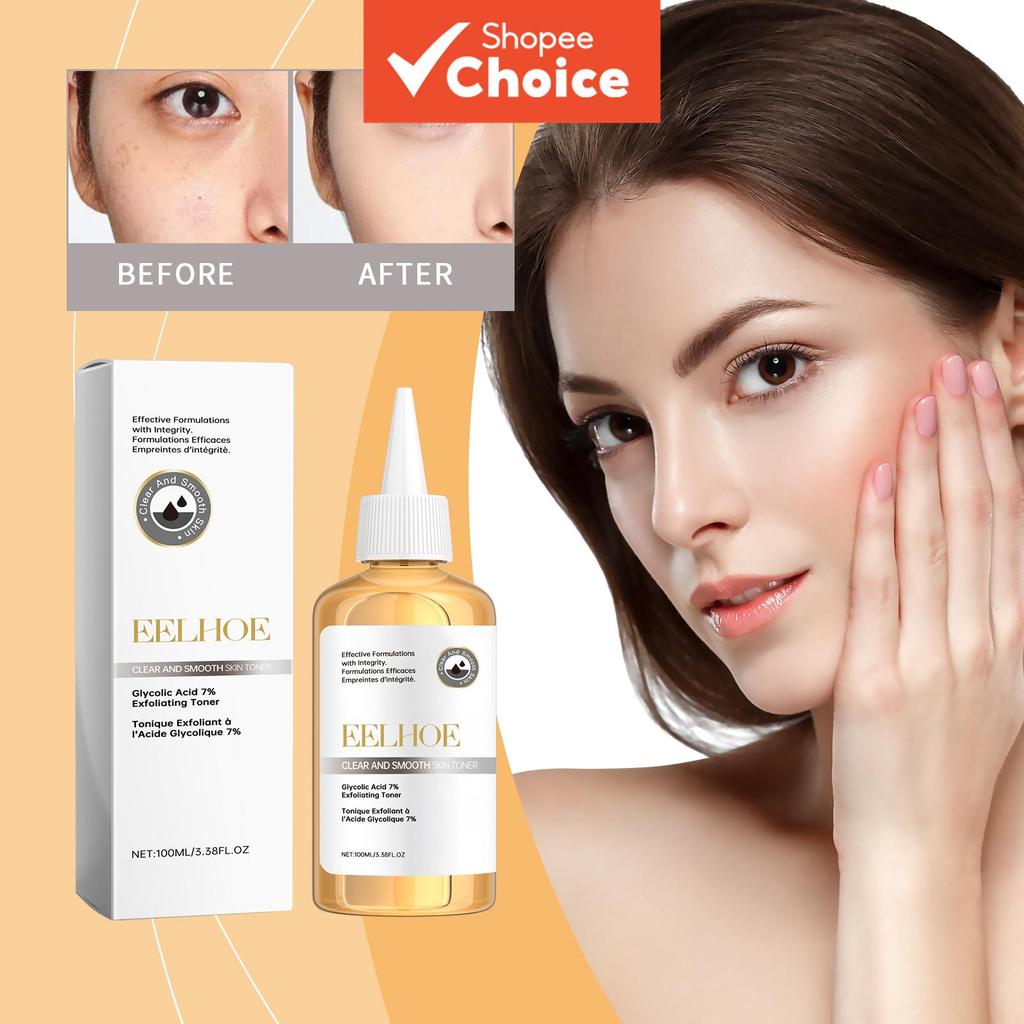 AHA BHA Tônico Facial com Ácido Salicílico & Glicólico 100ml - Esfoliação, Clareamento e Firmamento da Pele para uma