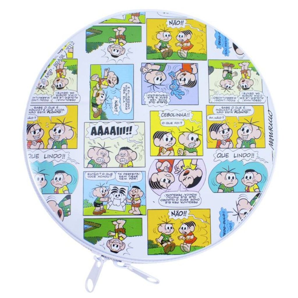 Porta Cd De Metal Para 24 Cds Quadrinhos- Turma Da Mônica