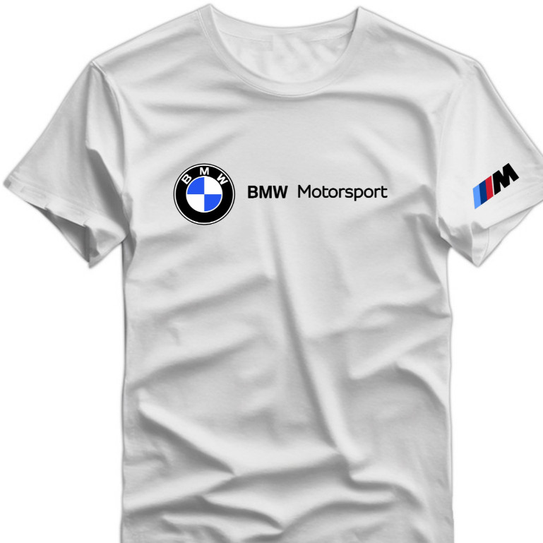 camiseta bmw sport camisa estampado na manga algodão confortavel lançamento tendencia Dia a Dia