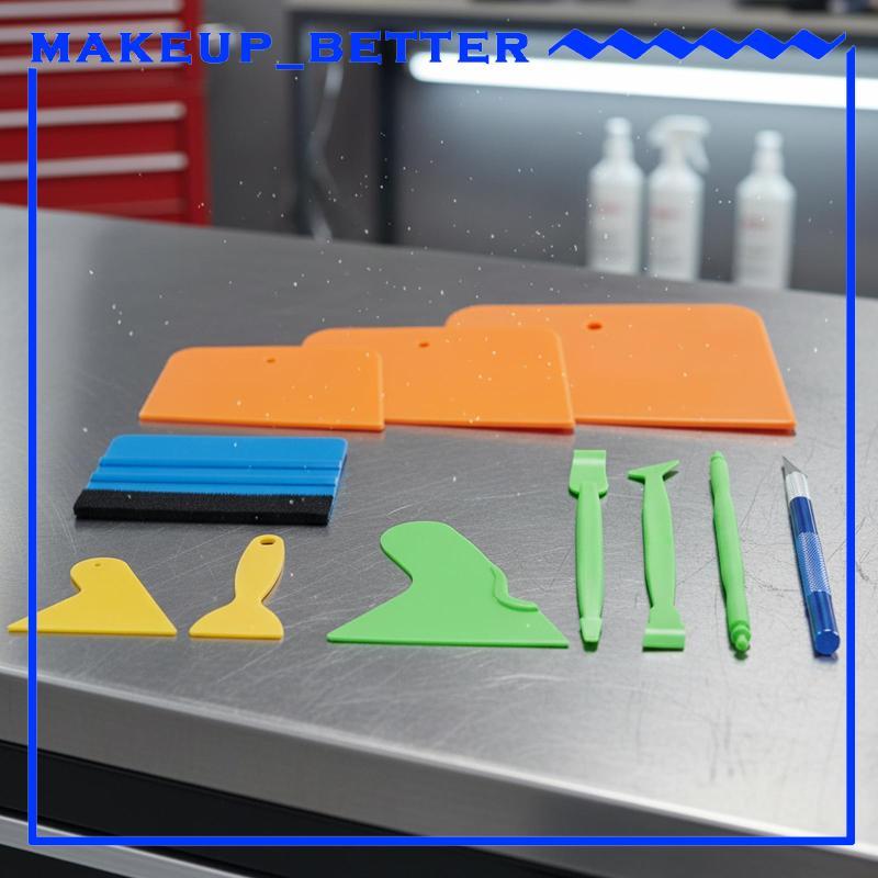 [Makeup_better] Kit De Ferramentas Para Aplicação De Tonalidade De Janela , Versátil , Envoltório De Vinil Rodo De Color
