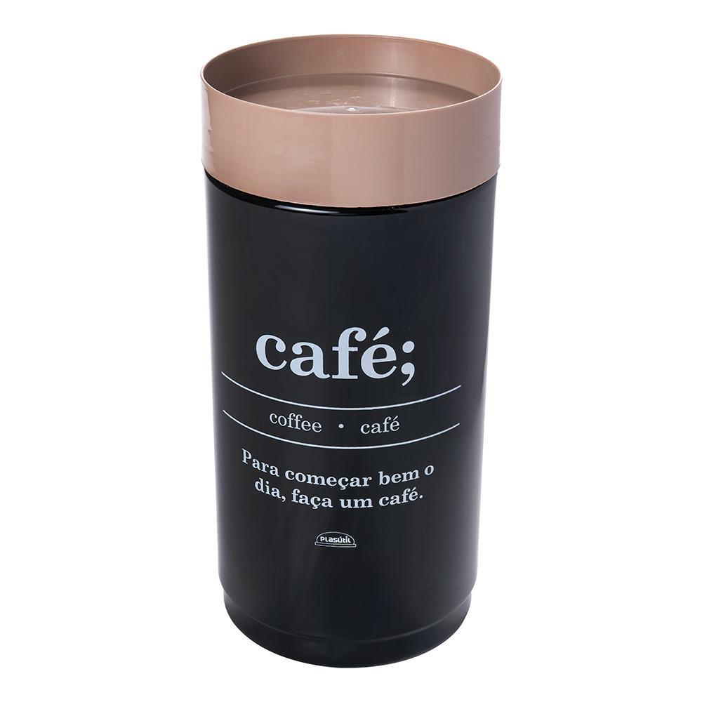 Pote Porta Café 1,6 L Despensa Cozinha Plasútil