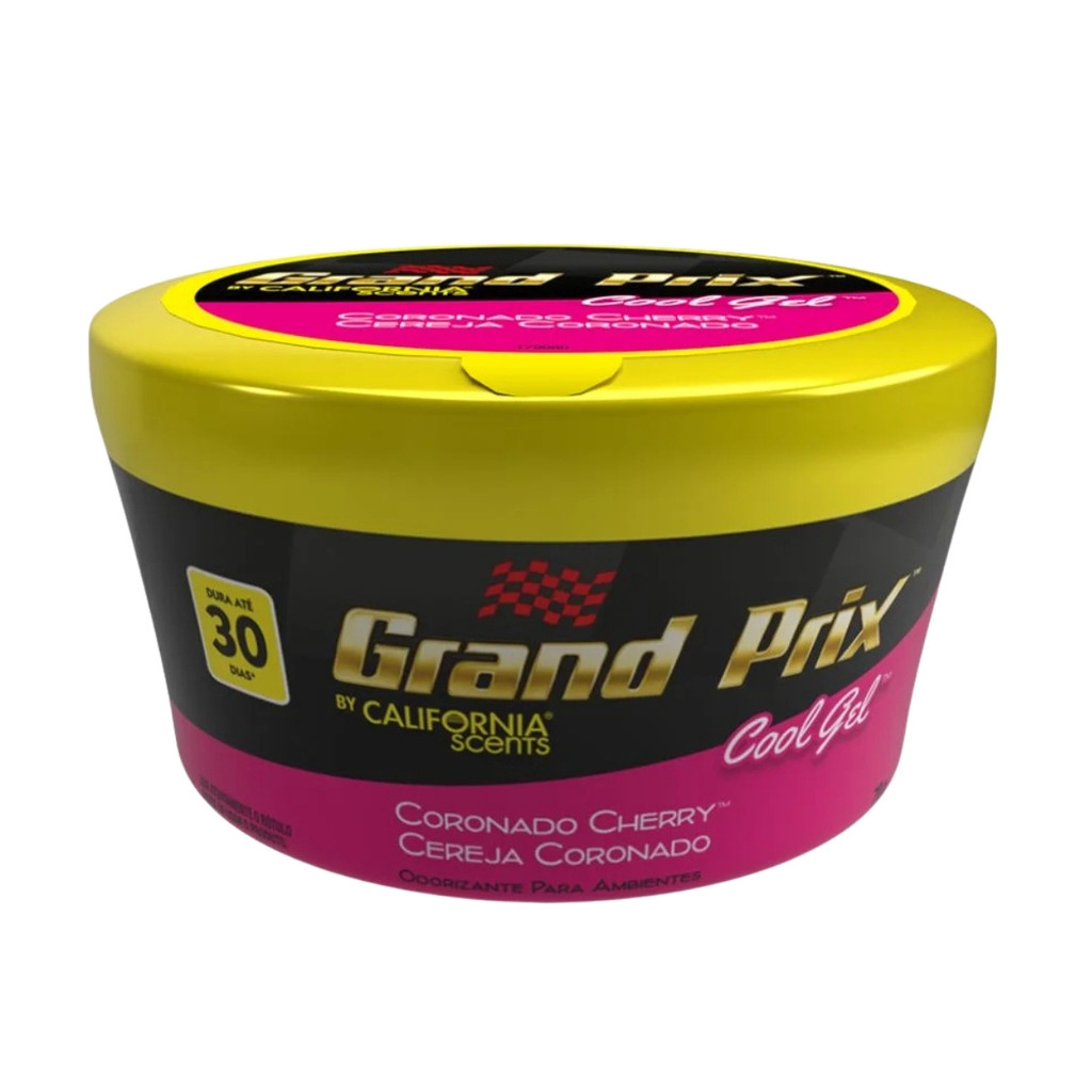 AROMATIZANTE EM GEL P/ VEÍCULOS CEREJA CORONADO GRAND PRIX — imagem 2 de 2