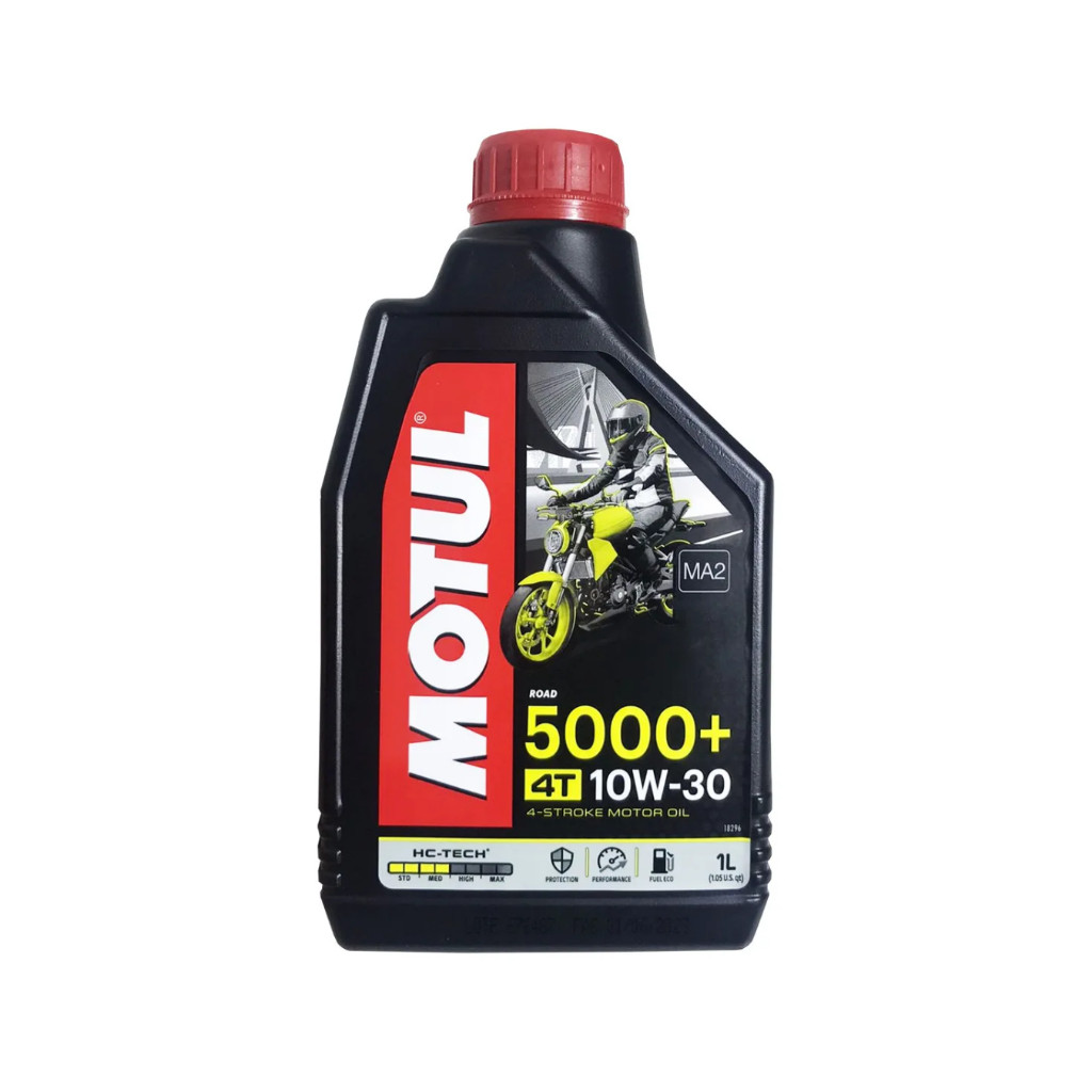 Óleo de motor Motul 5000+ 10W-30 1 L semi-sintético para motos e quadriciclos de 1 unidade em Oferta na Shopee