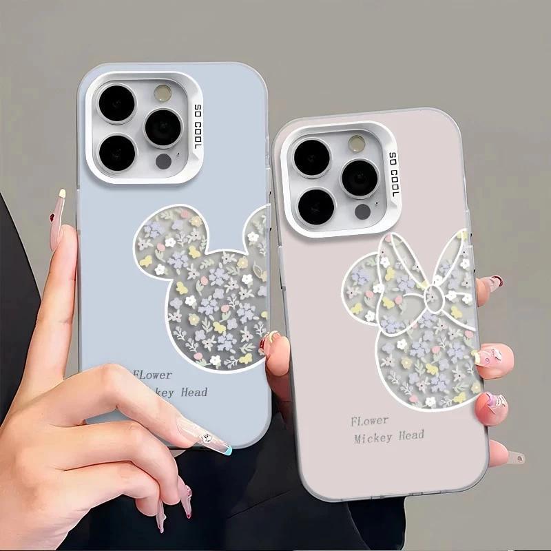 Brilhante Minnie Mouse Fosco Caso De Telefone Para Xiaomi Redmi Poco X3 X5 X6 13c 3 Nota 8 9s 10s 12s 13 Pro