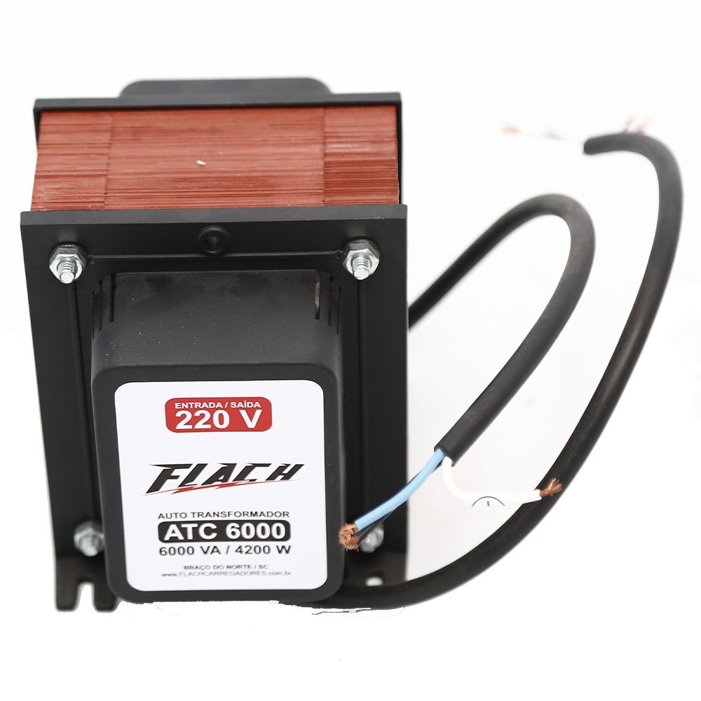 Auto Transformador Convencional 110/220V ATC6000 - Flach