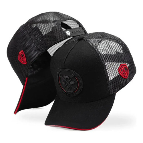 Detalhes do Boné Trucker Country Masculino Preto Telinha Pecuária Rodeio Redinha Respiravel Aba Curva Agro Ajustável Premium