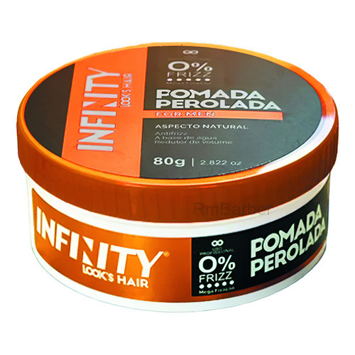 Pomada Para Cabelo Modeladora Cera Infinity 160g Look'shair 1 Pomada Perolizada