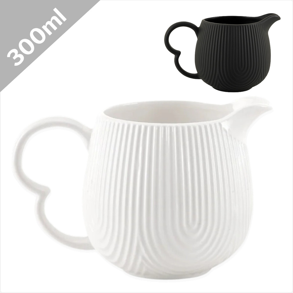Cremeira Oásis Cerâmica 350ml Design Sofisticado Para Mesa Posta Moderna