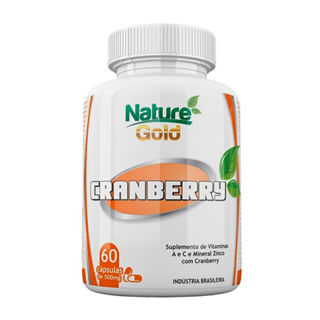 Cranberry Nature Gold 500mg 60 Cápsulas em Oferta na Shopee