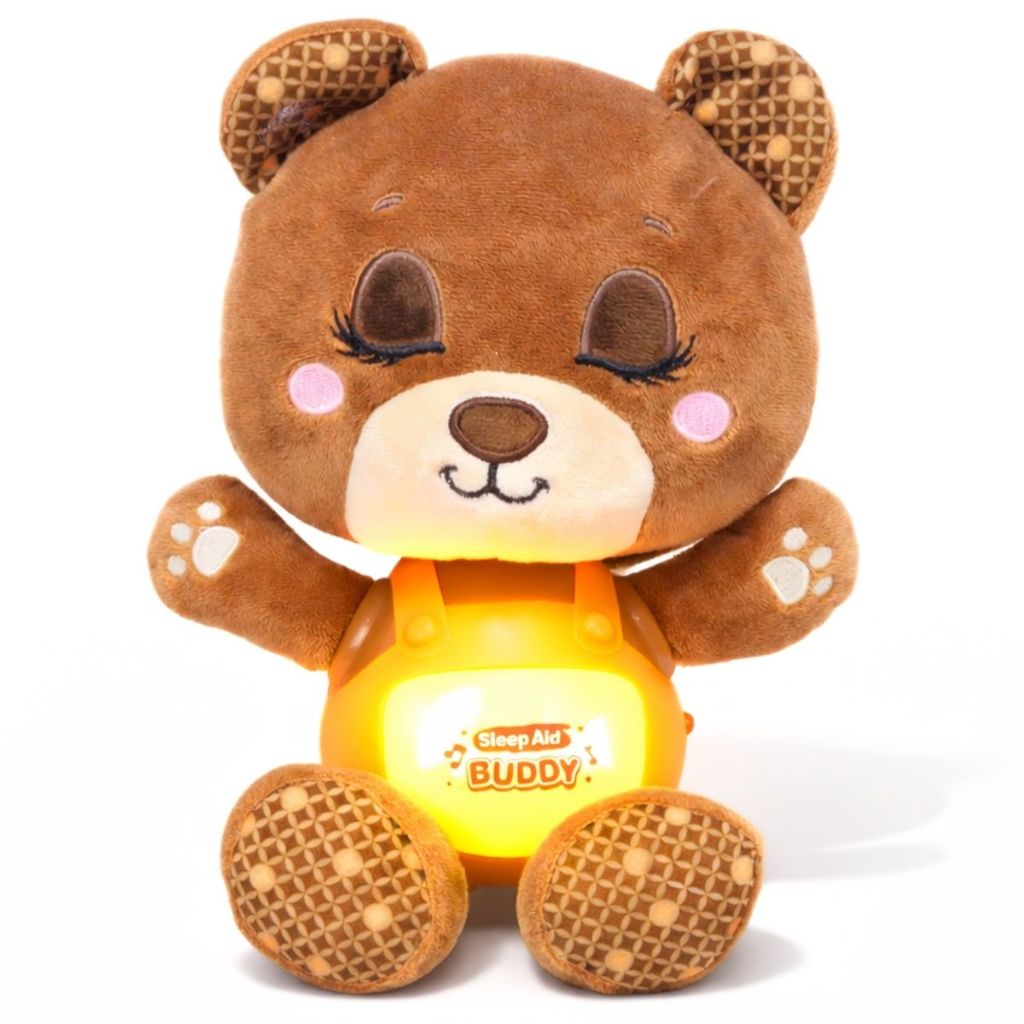 Pelúcia Interativa Ursinho Luz e Música De Ninar - Castela em Oferta na Shopee