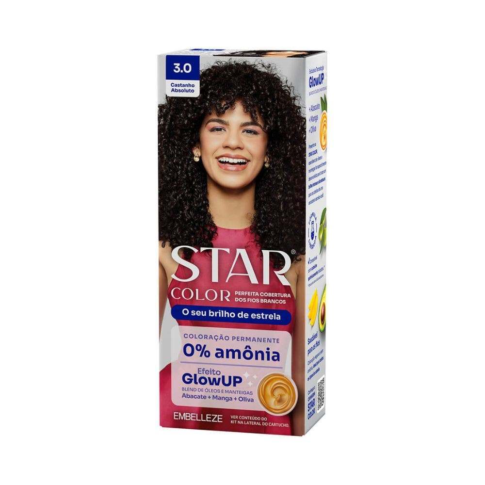 Tintura Star Color Sem Amônia 3.0 Castanho Absoluto
