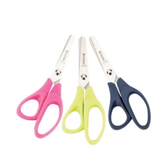 Tesoura Escolar Canhoto Infantil Sem Ponta 11,4cm Mundial