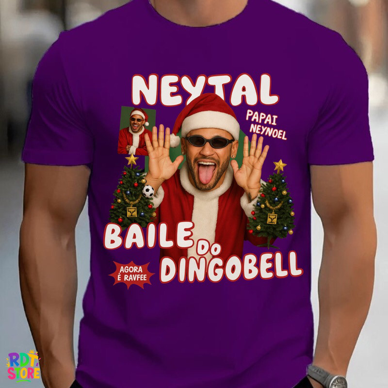 Camiseta Natalina Personalizada com Estampa O Presente Perfeito para Celebrar a Magia do Natal