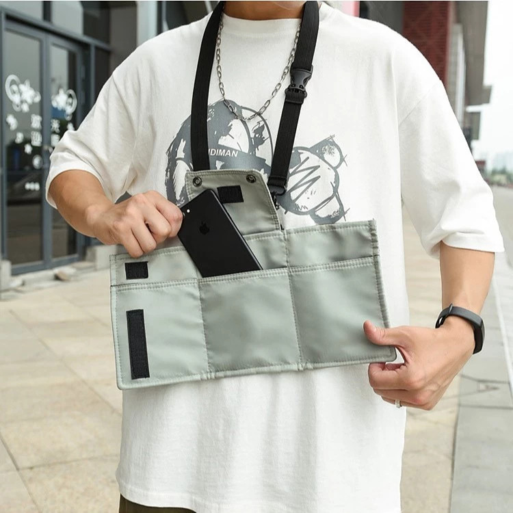 Bolsa Dobrável Para Telefone De Grande Capacidade , Mochila Crossbody De Nylon À Prova D'água Viagens E Compras