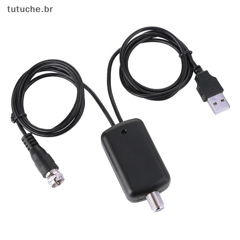 Amplificador De Sinal TU Digital HDTV Booster Para TV A Cabo Fox Antena HD Canal 25db BR