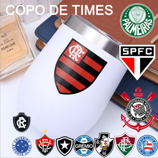 Copo Times Térmica com tampa Acrílico 350ml entrega rapido em Oferta na Shopee