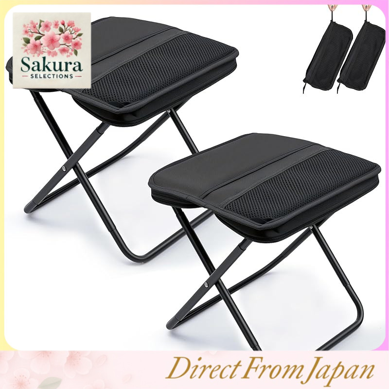 Cadeira E Bolsa Dobrável Para Exterior Livelihood 2 Em 1-Compacta , Ultraleve , Liga De Alumínio , Portátil , Acampamento , Caminhada Banco De Pesca Com Alça De Ombro Manual Japonês