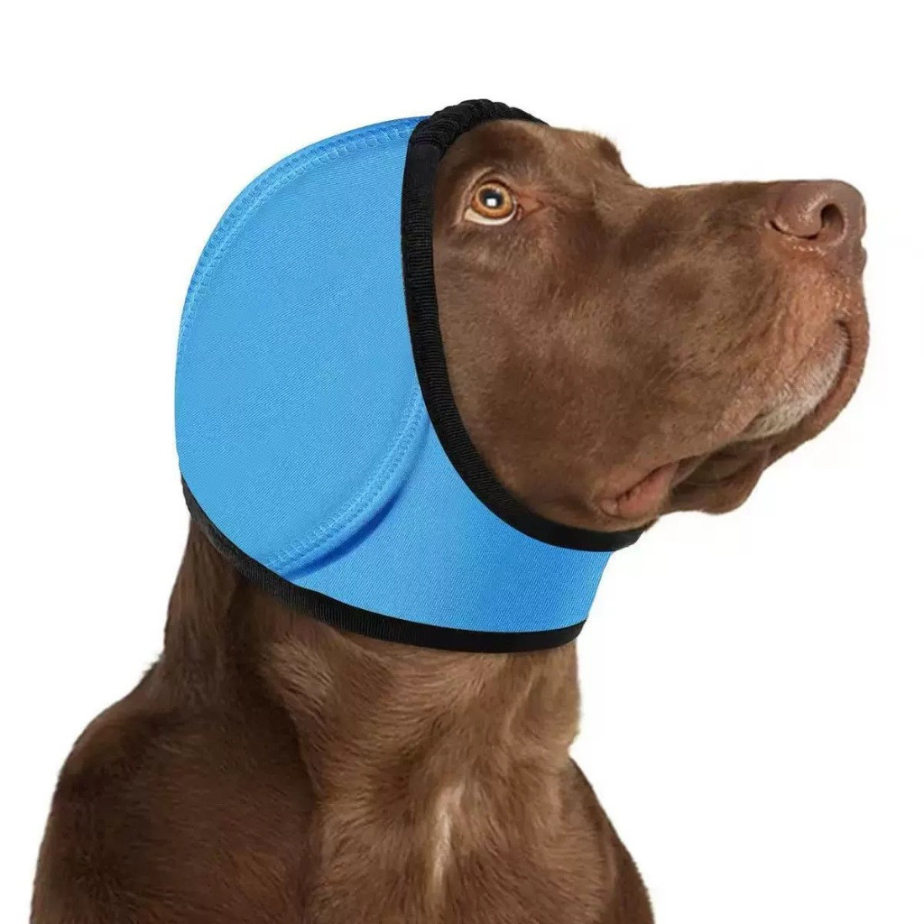 HILARIOOU Protetor De Ouvido Calmante Para Cães , Ajustável Auditivo Com Redução De Ruído