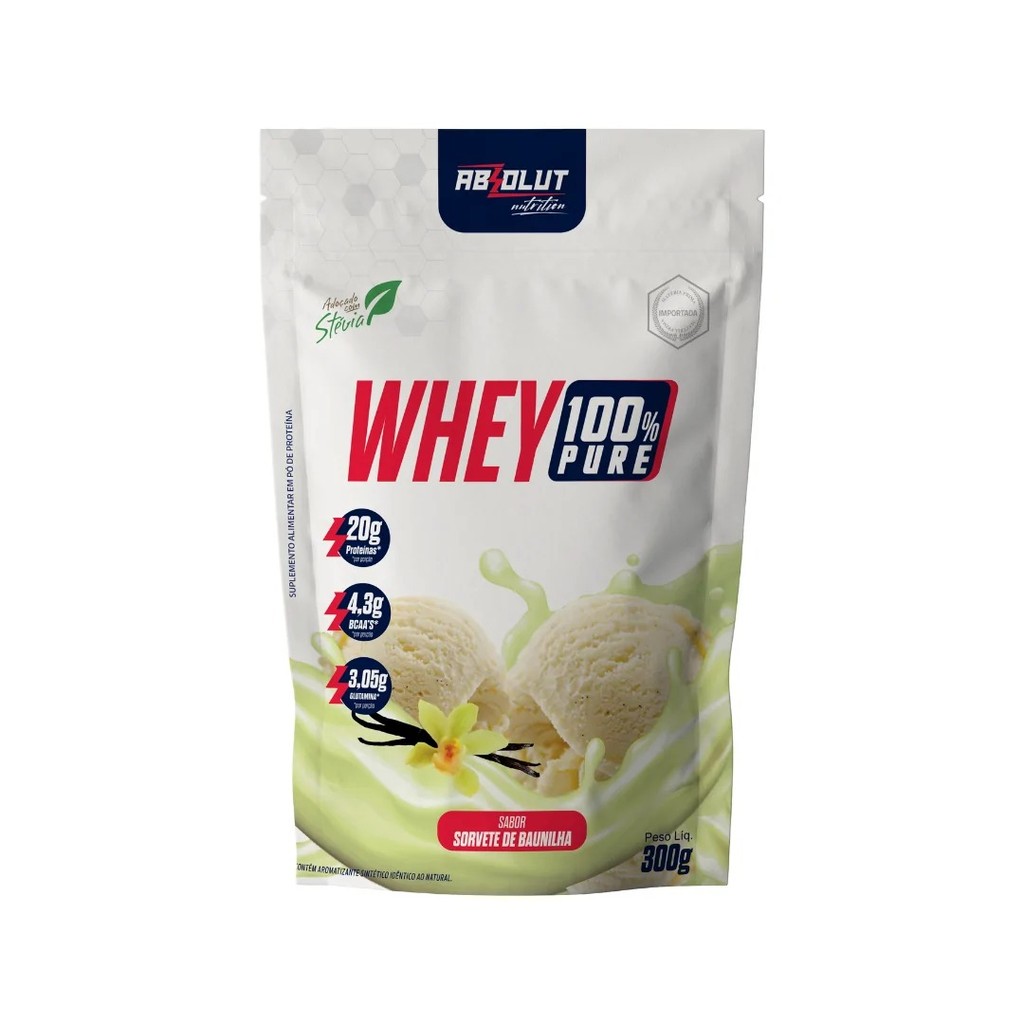 Whey 100% Pure Refil 300g Baunilha